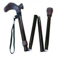 Russka Gehstock "Faltbar", anatomischer Griff, rechts