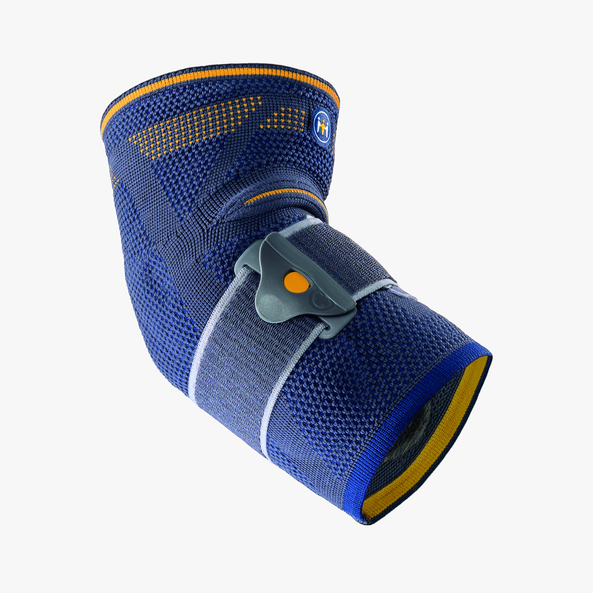 Ellenbogenbandage miba®epi freigestellt vor hellem Hintergrund